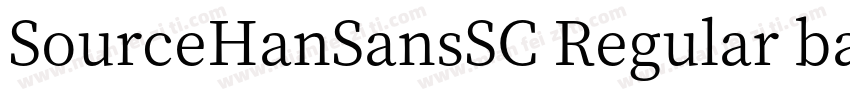 SourceHanSansSC Regular baotucuheit字体转换